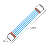 Maxbell 30-150lbs Chest Expander Rally Strap Elastic Rope Foot Leg Resistance Band Blue