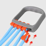 Maxbell 30-150lbs Chest Expander Rally Strap Elastic Rope Foot Leg Resistance Band Blue
