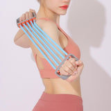 Maxbell 30-150lbs Chest Expander Rally Strap Elastic Rope Foot Leg Resistance Band Blue