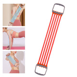 Maxbell 30-150lbs Chest Expander Rally Strap Elastic Rope Foot Leg Resistance Band Red