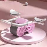 Maxbell Professional Ab Roller Wheel Abdominal Wheel Fitness Equipment for Gym Pink