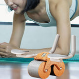 Maxbell Professional Abdominal Roller Wheel Body Building Elbow Support Ab Exerciser Orange