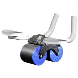 Maxbell Professional Abdominal Roller Wheel Body Building Elbow Support Ab Exerciser Blue