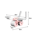 Maxbell Professional Abdominal Roller Wheel Body Building Elbow Support Ab Exerciser Pink