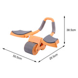 Maxbell Ab Exercisers Double Wheels Unisex Abdominal Roller Wheel Fitness Equipment