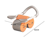 Maxbell Professional Ab Roller Wheel Ab Machine Home Gym for Women Men Exercise Orange Adjustable
