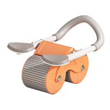 Maxbell Professional Ab Roller Wheel Ab Machine Home Gym for Women Men Exercise Orange Adjustable