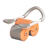 Maxbell Professional Ab Roller Wheel Ab Machine Home Gym for Women Men Exercise Orange Adjustable
