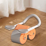 Maxbell Professional Ab Roller Wheel Ab Machine Home Gym for Women Men Exercise Orange Adjustable