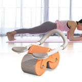Maxbell Professional Ab Roller Wheel Ab Machine Home Gym for Women Men Exercise Orange Adjustable