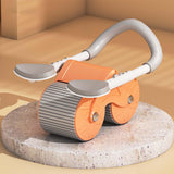 Maxbell Professional Ab Roller Wheel Ab Machine Home Gym for Women Men Exercise Orange Adjustable
