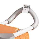 Maxbell Professional Ab Roller Wheel Ab Machine Home Gym for Women Men Exercise Orange Timing Adjust