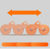 Maxbell Professional Ab Roller Wheel Ab Machine Home Gym for Women Men Exercise Orange Timing Adjust