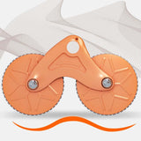 Maxbell Professional Ab Roller Wheel Ab Machine Home Gym for Women Men Exercise Orange Timing Adjust
