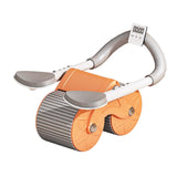 Maxbell Professional Ab Roller Wheel Ab Machine Home Gym for Women Men Exercise Orange Timing Adjust