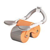 Maxbell Professional Ab Roller Wheel Ab Machine Home Gym for Women Men Exercise Orange Timing Adjust