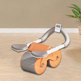 Maxbell Professional Ab Roller Wheel Ab Machine Home Gym for Women Men Exercise Orange Timing Adjust