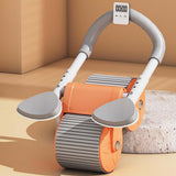 Maxbell Professional Ab Roller Wheel Ab Machine Home Gym for Women Men Exercise Orange Timing Adjust