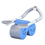 Maxbell Professional Ab Roller Wheel Ab Machine Home Gym for Women Men Exercise Blue Timing Adjust