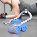 Maxbell Professional Ab Roller Wheel Ab Machine Home Gym for Women Men Exercise Blue Timing Adjust