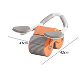 Maxbell Professional Ab Roller Wheel Ab Machine Home Gym for Women Men Exercise Orange
