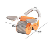 Maxbell Professional Ab Roller Wheel Ab Machine Home Gym for Women Men Exercise Orange Timing