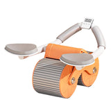 Maxbell Professional Ab Roller Wheel Ab Machine Home Gym for Women Men Exercise Orange Timing