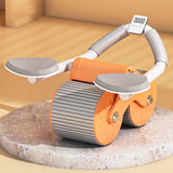 Maxbell Professional Ab Roller Wheel Ab Machine Home Gym for Women Men Exercise Orange Timing