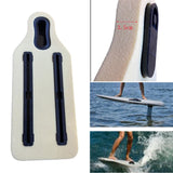 Maxbell Surfboard Fin Box Foam PVC Handrail with Groove for Longboard Replacement
