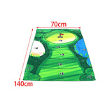 Maxbell Golf Practice Blanket Toy Golf Training Aids Foldable for Training Toy