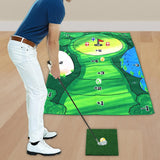 Maxbell Golf Practice Blanket Toy Golf Training Aids Foldable for Training Toy