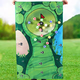 Maxbell Golf Practice Blanket Toy Golf Training Aids Foldable for Training Toy