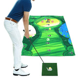 Maxbell Golf Practice Blanket Toy Golf Training Aids Foldable for Training Toy