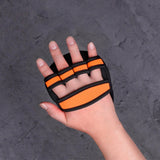 Maxbell Gym Grip Pads Outdoor Sports Hand Protector Half Finger for Weightlifting