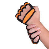 Maxbell Gym Grip Pads Outdoor Sports Hand Protector Half Finger for Weightlifting