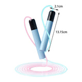 Maxbell Jump Rope with Comfortable Handles Skipping Rope for Home Workout Men Women Blue Black