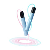 Maxbell Jump Rope with Comfortable Handles Skipping Rope for Home Workout Men Women Blue Black