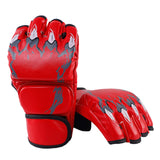 Maxbell Boxing Gloves Breathable Protective Gear for Men Women Punching Bag Sparring Claw Of Tiger Red