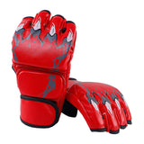 Maxbell Boxing Gloves Breathable Protective Gear for Men Women Punching Bag Sparring Claw Of Tiger Red