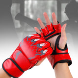 Maxbell Boxing Gloves Breathable Protective Gear for Men Women Punching Bag Sparring Claw Of Tiger Red