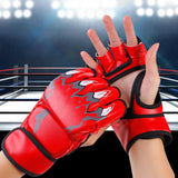 Maxbell Boxing Gloves Breathable Protective Gear for Men Women Punching Bag Sparring Claw Of Tiger Red