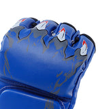 Maxbell Boxing Gloves Breathable Protective Gear for Men Women Punching Bag Sparring Claw Of Tiger and Blue