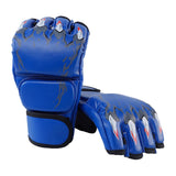 Maxbell Boxing Gloves Breathable Protective Gear for Men Women Punching Bag Sparring Claw Of Tiger and Blue