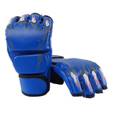 Maxbell Boxing Gloves Breathable Protective Gear for Men Women Punching Bag Sparring Claw Of Tiger and Blue