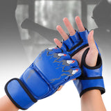 Maxbell Boxing Gloves Breathable Protective Gear for Men Women Punching Bag Sparring Claw Of Tiger and Blue