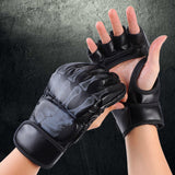 Maxbell Boxing Gloves Breathable Protective Gear for Men Women Punching Bag Sparring Demon Hand Black