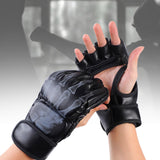 Maxbell Boxing Gloves Breathable Protective Gear for Men Women Punching Bag Sparring Demon Hand Black