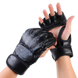 Maxbell Boxing Gloves Breathable Protective Gear for Men Women Punching Bag Sparring Demon Hand Black