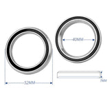 Maxbell Metal Bike Headset Bearing Repair Anti Dust Waterproof Sealing Ring Bearing P16