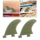 Maxbell 2x Surfboard Fin Surfboard Tail Rudder for Water Sports Longboard Boat